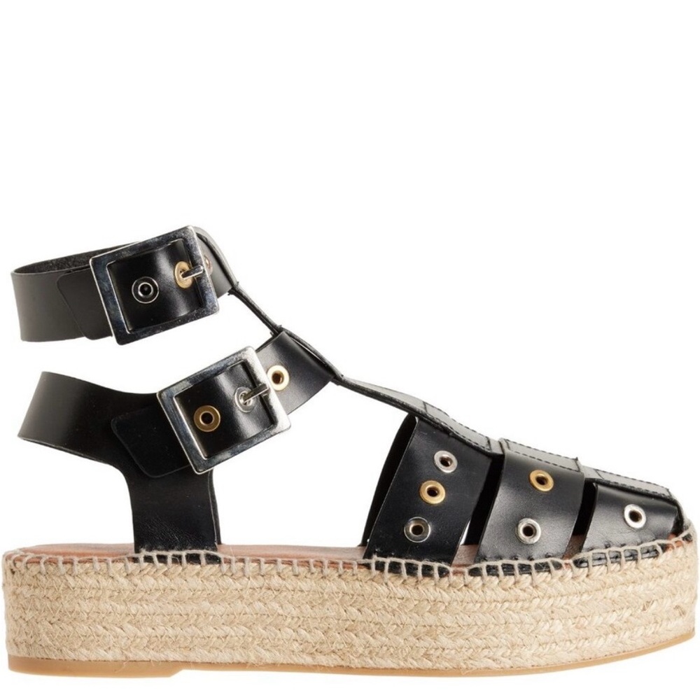 NEW Free People Gable Glad Espadrille Gladiator Sandals size 39 US 9 - Picture 2 of 5